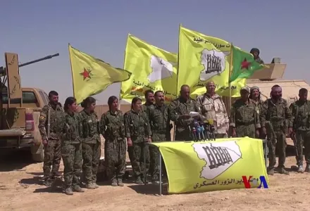 The Syrian Democratic Forces announce an offensive north of Deir ez-Zor, 9 September 2017.