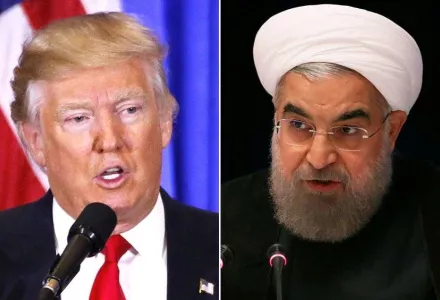 President Trump and Rouhani