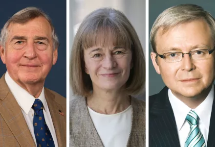 Graham Allison, Jane Perlez, Kevin Rudd