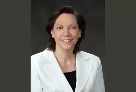 A headshot of Senior Fellow Beth Sanner