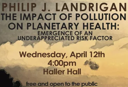 Dr. Philip Landrigan to speak