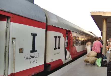 Ramses Railway Station in Cairo, Egypt.