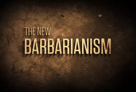 The New Barbarianism Title Screen