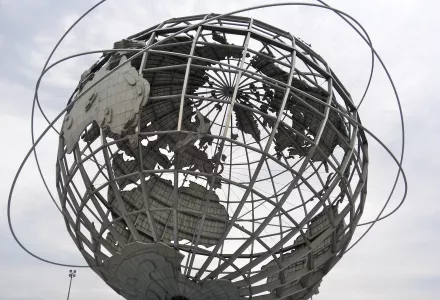 Unisphere at the Flushing Meadows-Corona Park in Queens, New York