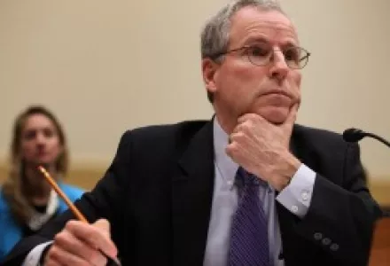 U.S. Ambassador to Syria Robert Ford testifies about the ongoing war in Syria before the House Foreign Affairs Committee in the Rayburn House Office Building on Capitol Hill.