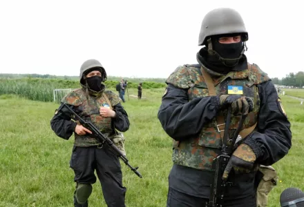Ukrainian soldiers