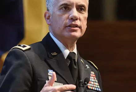 General Paul M. Nakasone; Commander U.S. Cyber Command and Director National Security Agency