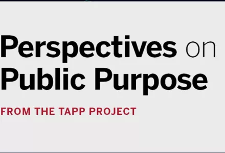 Perspectives on Public Purpose 