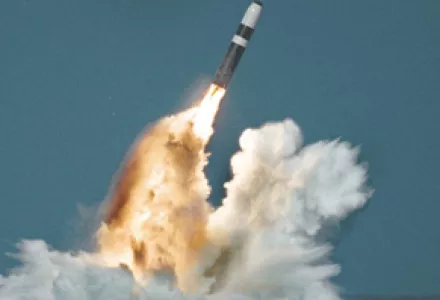 Trident II missile launch