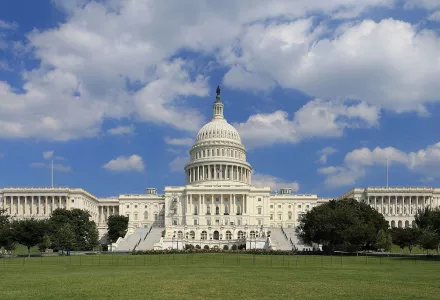 The west side of the U.S. Capitol building.