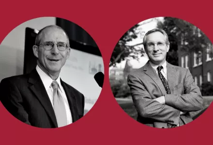 James Stock (L) and Gilbert Metcalf (R)