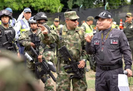Military Police of the Armed Forces in Cali, Colombia