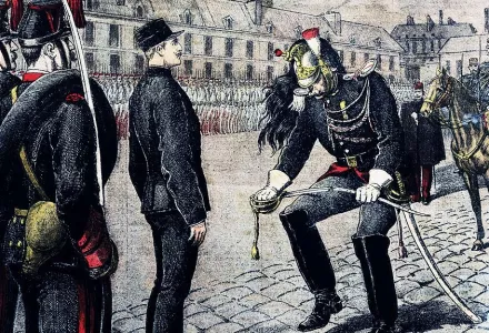 The public military degradation of Captain Alfred Dreyfus