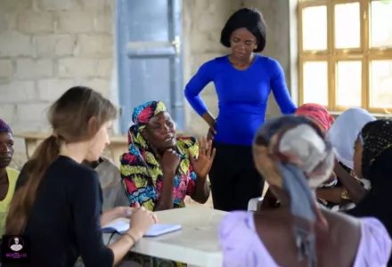 Focus group discussion with women who fled Boko Haram's insurgency, 10 May 2018. 