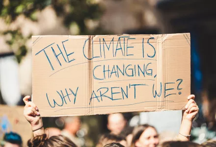 Climate Action Sign