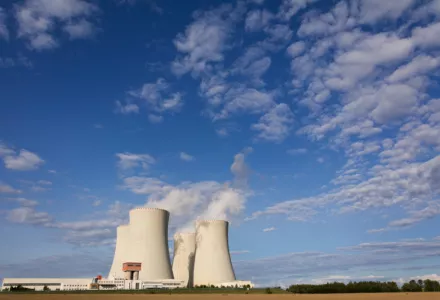 Temelín Nuclear Power Station in the Czech Republic