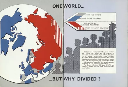 Illustration from "NATO Means Peace" booklet (1956)