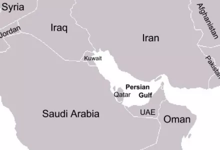 Map of the Persian Gulf