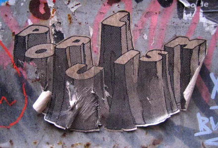 Grafitti reading "Populism"