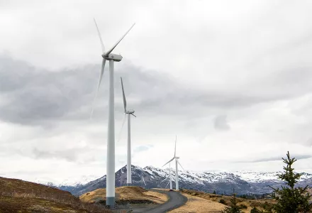 Wind turbines in Kodiak, Alaska. Office of Indian Energy: Alaska
