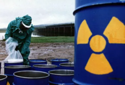 Radioactive sand is collected from Sellafield