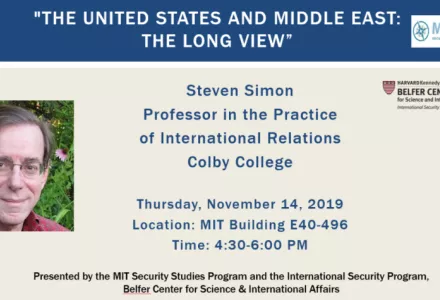 The United States and the Middle East: The Long View