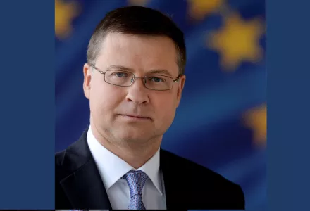 EU Commissioner Valdis Dombrovskis
