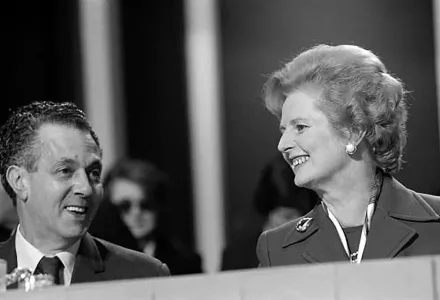 Keith Joseph and Margaret Thatcher, October 12, 1977