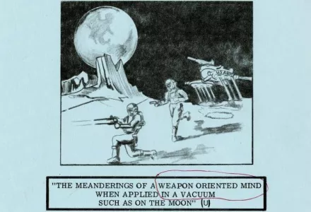 The Meanderings of a Weapon Oriented Mind When Applied in a Vacuum Such as the Moon, U.S. Army Weapons Command, Directorate of R&D, Future Weapons Office, June 1965