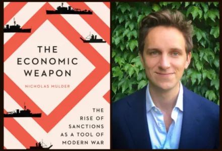 Cover Image of The Economic Weapon and Nicholas Mulder