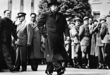 PRC Premier Zhou Enlai at the Geneva Conference, 1954