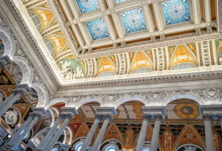 A view of the interior of the U.S. Capitol building