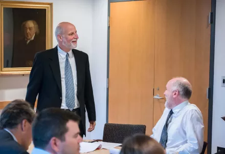 Martin B. Malin with Malfrid Braut-Hegghammer and Matthew Bunn