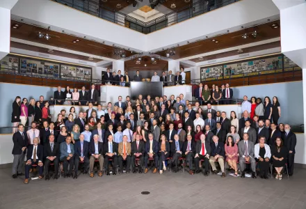 Group photo of Belfer Center faculty, fellows, and staff