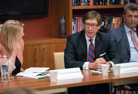 Cathryn Clüver Ashbrook and Peter Wittig discuss Transatlantic Relations.