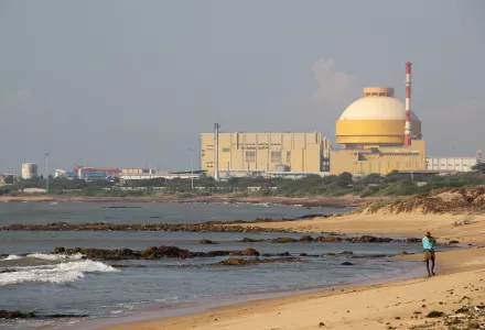 The Kudankulam Nuclear Power Plant in India, built in collaboration with Atomstroyexport, a subsidiary of Rosatom (Flickr/India Water Portal).
