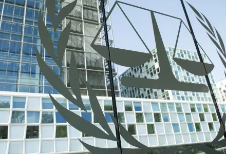 The International Criminal Court in the Hague, Netherlands.