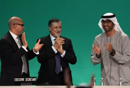 Adnan Amin, Simon Stiell, Sultan al-Jaber