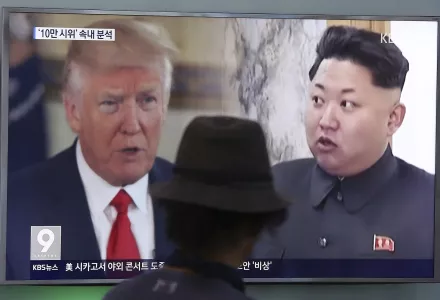 U.S. President Donald Trump and North Korean leader Kim Jong Un