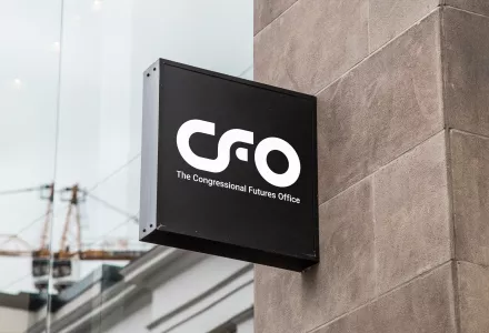 A mockup of a CFO sign