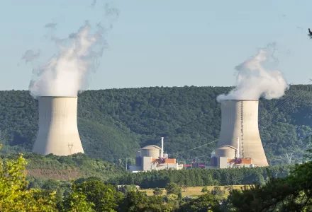 The Chooz nuclear power plant in France (Raimond Spekking/Wikimedia Commons).