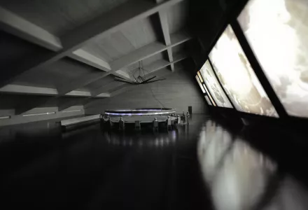 A miniature of “The War Room” as depicted in the 1964 classic film Dr. Strangelove