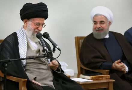 Ayatollah Khamenei meets with President Rouhani