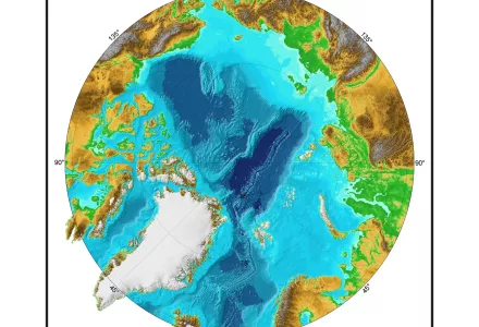 International Bathymetric Chart of the Arctic Ocean