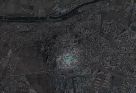 A satellite view of the Pyongyang Bio-Technical Institute, April 22, 2017.  ©2016 Google Earth, CNES/Airbus. Used with Permission.