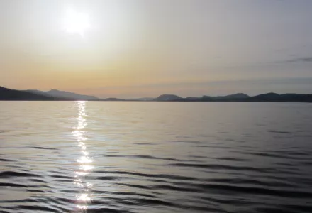 ash in the upper atmosphere 