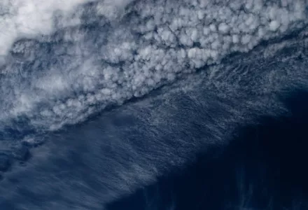 Clouds in a blue sky