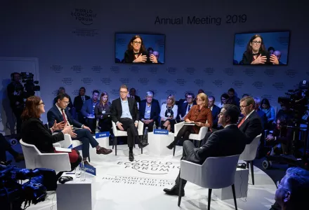 Ambassador Dobriansky participating on panel hosted by the World Economic Forum in Davos, Switzerland. 