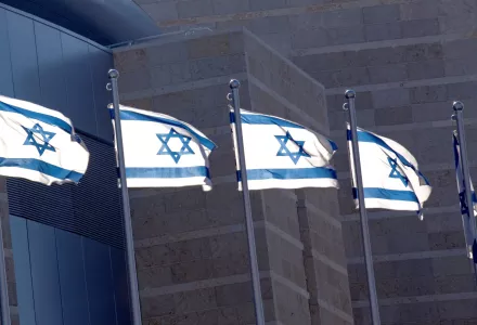 Israeli flags