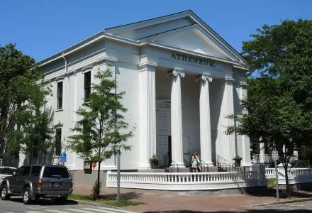 The Atheneum on India Street in Nantucket